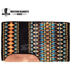 Selle de cheval occidentale sur mesure, coussin de selle lourd pour concours, équipement équestre, équitation, 100% laine de Nouvelle-Zélande - Product Image 1