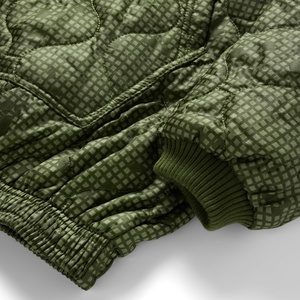 Tùy Chỉnh <span class=keywords><strong>Camo</strong></span> Người Đàn Ông Của Màu Xanh Lá Cây Dnc <span class=keywords><strong>Camo</strong></span> Nylon Ripstop Trọng Lượng Nhẹ Lót Nhiệt Polyester Woobie Hoodie Áo Thun Áo Khoác - Product Image 3