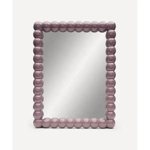 Miroir de courtoisie rectangulaire fait main de la collection Signature, laque brillante de qualité supérieure pour l'intérieur de la maison - Product Image 1