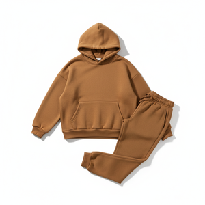 Oversize Hoodie and Jogger Sweat <b>Pants</b> 2 Piece Casual Tracksuit for Men - Product Image 1