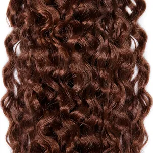 100% Remy Weft <b>Curly</b> Hair Natural Wave Texture Human Weft Hair - Product Image 5