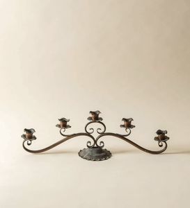 Wall-Mounted Metal <b>Candle</b> Holder Taper Shape Durable Design Home Decoration - Product Image 5