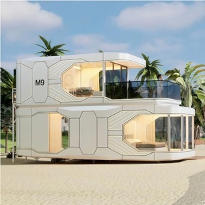 Portable Modern Tiny House Trailer with Kitchen Bathroom Prefabricated Mobile Home on Wheels for Travel Living Use <b>Unit</b> - Product Image 3