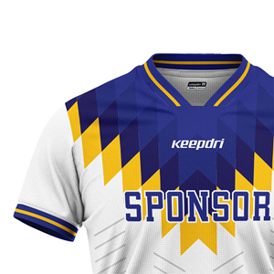 Camiseta de Fútbol Personalizable Keepdri, Impresión por Sublimación, Secado Rápido, Elástica en Cuatro Direcciones, Transpirable, Absorbe el Sudor, Sin Costuras - Product Image 2