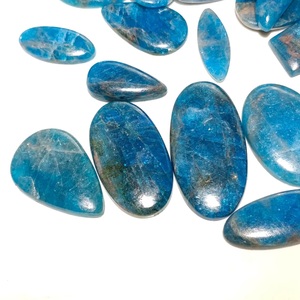 Apatita, Piedra Preciosa Suelta al por Mayor, Lote de Cabujones para Joyería, Precio por Kilo, Color Azul Océano - Product Image 2