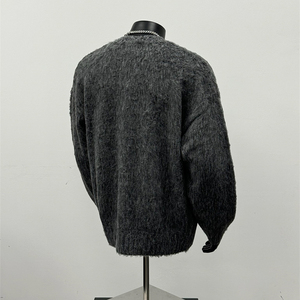 Suéter de Punto Henley Elegante para Hombre, Manga Larga, Cierre de Botones, Cálido, Cómodo, Informal, Ropa de Invierno, Venta al Por Mayor - Product Image 4