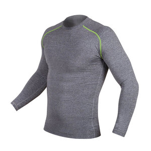 Vente flash : T-shirt de compression à manches longues personnalisé, à séchage rapide, pour la gym, le BJJ, le MMA et l'entraînement physique - Product Image 5
