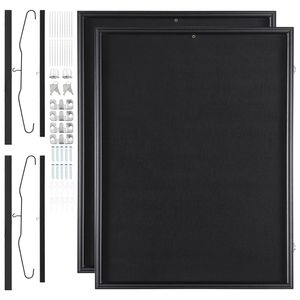"Lockable Sport Jersey <b>Shadow</b> <b>Box</b> Frame Case 23.3x31.2x1.5 in 98% UV Protection 2PCs Large PC Glass Portrait Subjects" - Product Image 1