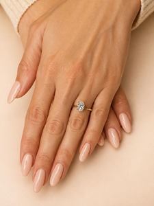 Anillo de Compromiso con Diamante de Corte Ovalado Certificado por IGI de Afar Jewels, Oro de 14K, Joyería Solitaria para Aniversario de Bodas para Mujer - Product Image 4