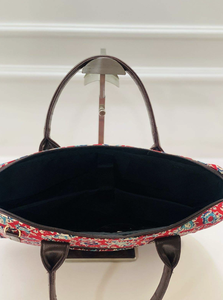 Bohemian Floral Canvas Tote <b>Bag</b> <b>Large</b> Capacity Durable <b>Storage</b> <b>Bag</b> for Travel Daily Use - Product Image 4