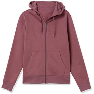 Sudadera con capucha de aspecto profesional para hombre, con logo personalizado, transpirable, de manga larga, básica, de mezcla de algodón para hombre - Product Image 3