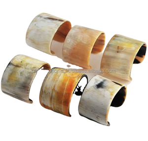 Productos Más Vendidos, Pulseras Naturales Hechas a Mano, Joyería de Cuerno de Búfalo, Oferta Especial, Diseño Clásico en Forma de Luna - Product Image 1