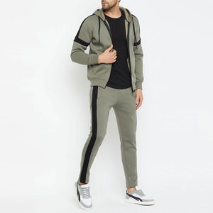 Conjunto Deportivo Casual de Invierno 2026 para Hombre, Corte Regular, Tejido de Felpa Sublimado, Transpirable, con Capucha, Personalizable, 2 en 1, Color Sólido - Product Image 2