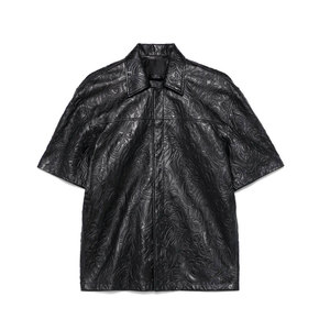 Camisas de Cuero Elegantes para Hombre, Tela Suave, Ajuste Cómodo, Perfectas para la Oficina, la Noche y Conjuntos Casuales - Product Image 1