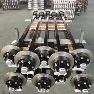 Essieux ronds de frein électrique de suspension de remorque de 3500 lb 6000 lb 7000 lb personnalisés pour remorque de <span class=keywords><strong>caravane</strong></span> - Product Image 6