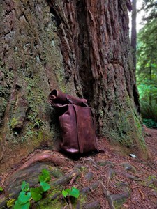 Luxury Cabin Size Leather <b>Roll</b> Top <b>Backpack</b> Carry On Rucksack For Air Travel Premium Business Bag LRTB-0162C - Product Image 4