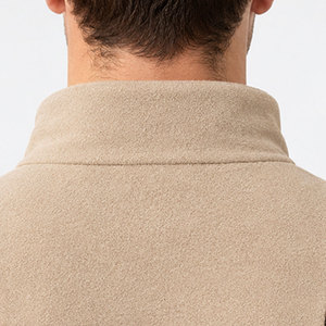 Sweat-shirt décontracté pour homme à col zippé, en molleton de coton de qualité supérieure, manches longues, bords côtelés, coupe moderne et décontractée - Product Image 4
