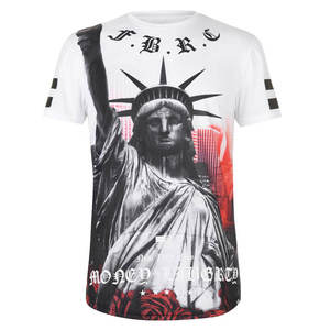 Camiseta Sublimada Transpirable Personalizada, Lisa o con Estampado Mixto, Corte Holgado para Marcas de Moda Urbana Estadounidenses - Product Image 2