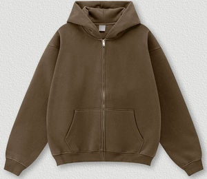 Sudaderas con Capucha de Invierno para Hombre, Personalizadas, al por Mayor, de Alta Calidad, con Cierre Completo, 100% Algodón, Transpirables, de Secado Rápido, Servicio OEM, 2026 - Product Image 2