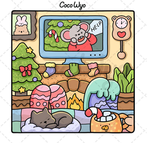 Journées Confortables : Livre de coloriage pour adultes et adolescents avec des personnages d'animaux super mignons dans un style hygge confortable (Vente en gros) - Product Image 2