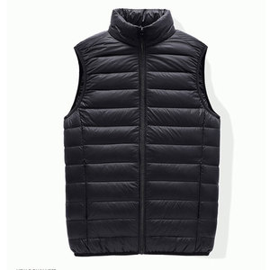 2026 New Wholesale Winter Casual Men's Puffer <b>Vest</b> Sleeveless Waterproof Breathable Eco-Friendly 100% Polyester Custom Logo Sale - Product Image 1