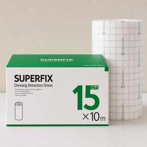 Vendajes deportivos protectores Superfix 15cm x 10m, rollo de vendaje adhesivo no tejido, cinta médica, vendajes médicos - Product Image 2