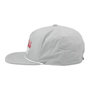 Gorra Snapback Gris de 6 Paneles, Unisex, Ajustable, Estilo Casual, con Serigrafía en la Parte Delantera - Product Image 3