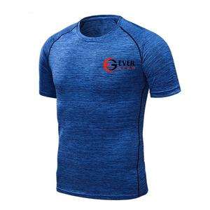 T-Shirt Fitness pour hommes, séchage à séchage, avec impression personnalisée, 2020 - Product Image 3