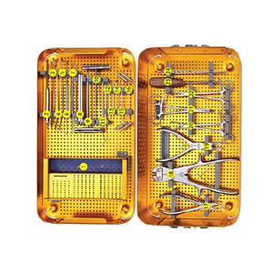 Juego de Instrumentos Quirúrgicos Ortopédicos Básicos de Alta Calidad, Kit de Placas de Bloqueo para Extremidades Inferiores |   Instrumental Quirúrgico para Cirugía Ósea de Acero Inoxidable con Certificación CE - Product Image 3