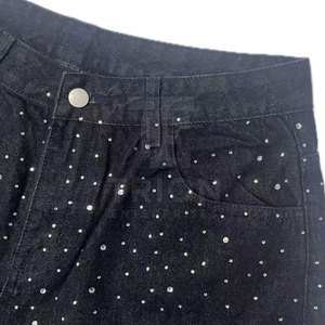 Pantalones elegantes de corte ajustado con pedrería para hombre, para uso en exteriores, hechos en Pakistán, pantalones con pedrería para hombre en venta. - Product Image 6