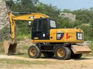 Excavatrice sur pneus d'occasion de provenance japonaise Caterpillar CATM315D, 15 tonnes, moteur diesel, engin minier avec homologation CE - Product Image 2