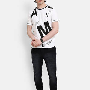 Camiseta de Hombre de Alta Calidad 100% Algodón con Bordado Personalizado, Manga Corta, Cuello Redondo, Corte Regular, Transpirable, Sólida y Ligera - Product Image 5