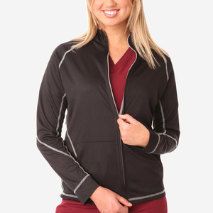 Chaquetas Médicas Personalizables de Spandex y 100% Algodón, Cómodas, Estampadas para Doctores, Uniformes para Enfermeras, Spa y Salón de Belleza para Mujer - Product Image 2