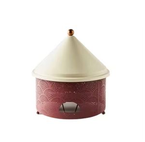 Bol de service de luxe en acier inoxydable pour fruits secs avec couvercle en dôme, récipient moderne pour bonbons et collations, plat de service pour buffet - Product Image 2