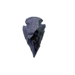 Puntas de flecha de piedra natural, cristal de goldstone azul, puntas de flecha de jaspe elegante curativas, gemas, venta al por mayor de cristales - Product Image 6
