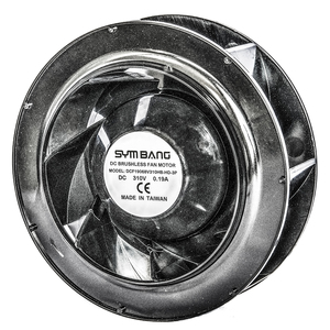 Ventilador de conducto sin escobillas de 310 V CC, aspas de plástico OEM, 4500 RPM, 72 dB, ventilador de refrigeración y ventilación, CE - Product Image 1