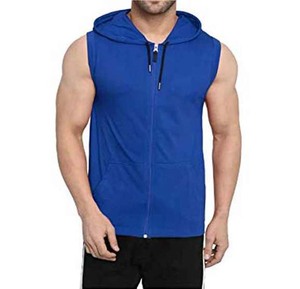 Sudadera con Capucha sin Mangas para Hombre, Estilo Urbano, para Gimnasio, Entrenamiento, Fitness, Deportes, Running, Culturismo, Estilo de Vida Activo e Informal - Product Image 2