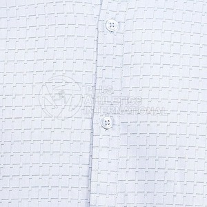 เสื้อเชิ้ตอ็อกซ์ฟอร์ดแขนสั้นทรงปกติสำหรับผู้ชาย สีฟ้าอ่อน พิมพ์ลายตามสั่ง คอกลม ผ้าฝ้าย 100% ระบายอากาศได้ดี น้ำหนัก 220 กรัม สไตล์ลำลอง - Product Image 6