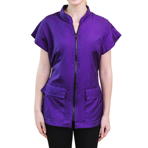 เสื้อกาวน์สำหรับช่างตัดผม คุณภาพส่งออก ผ้าคุณภาพสูง ขายส่ง รับทำโลโก้ สีสันโดดเด่น ชุดสำหรับมืออาชีพ - Product Image 1