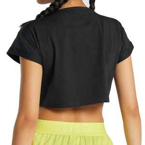 Camiseta Deportiva de Algodón de Secado Rápido para Mujer, Ecológica, Corte Ajustado, Personalizable, Opciones de Venta al Por Mayor OEM - Product Image 2