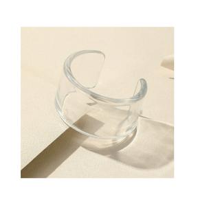 กำไลข้อมืออะคริลิคคุณภาพสูง รูปทรงสี่เหลี่ยม ออกแบบเองได้ งานฝีมืออินเดีย กำไลใส ราคาดีมาก - Product Image 1