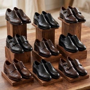 Bottes Chukka 100% Cuir Véritable Homme Marron Vintage Daim Respirant à Lacets Vente en Gros Déstockage Lot Prêt à Expédier Stock BD - Product Image 3