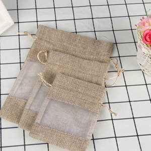 Sacs d'emballage en jute sur mesure avec fermeture à cordon pour des solutions de rangement sûres et pratiques - Product Image 4