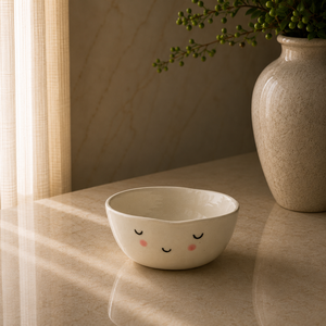 Bol à salade en céramique de luxe contemporain peint à la main, motif floral tropical vibrant, finition brillante et lisse pour des repas chics au quotidien - Product Image 6