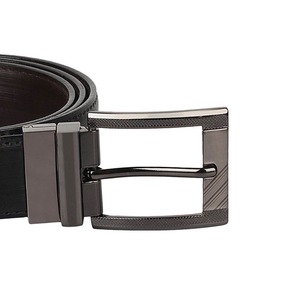 Ceinture en cuir classique de haute qualité, faite à la main, en alliage, pour hommes, sangle réglable, légère, respirante, confortable, boucle à ardillon - Product Image 3