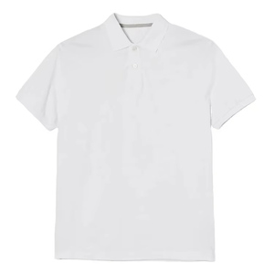 เสื้อโปโลผู้ชาย ผ้าฝ้าย 100% น้ำหนักเบา ระบายอากาศดี สวมใส่สบาย เหมาะสำหรับฤดูร้อน แขนสั้น ผ้าถักเรียบ  รับสกรีนโลโก้ - Product Image 2