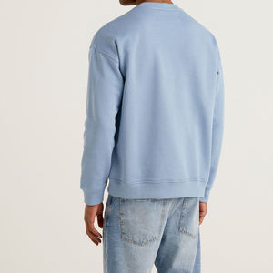 Sudadera con Capucha Personalizada con Logotipo, Cuello Redondo, Unisex, 100% Algodón, Gruesa, de Gran Gramaje, Sudadera Extra Grande Bordada, Sudadera Lisa para Hombre - Product Image 5