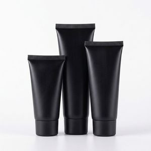 Tubo Cosmético de Plástico Negro (Material PE/PP), Tubo Exprimible con Tapa de Varias Capacidades, Suministro Directo del Fabricante de Vietnam - Product Image 1