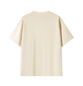 เสื้อยืดโอเวอร์ไซส์ทรงใหญ่ คอใหญ่ ไหล่ตก พิมพ์โลโก้ตามสั่ง ผ้าหนา 330gsm คุณภาพสูง สำหรับผู้ชาย สไตล์สตรีทแวร์ - Product Image 4