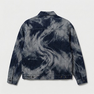Acid Wash Denim <b>Jacket</b> Streetwear | Vintage <b>Trucker</b> Jean <b>Jacket</b> | Custom OEM Private Label Apparel Manufacturer - Product Image 2
